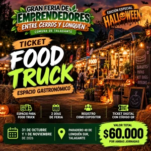 Ticket Food Truck – Halloween 2026